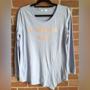 bpc bonprix collection long sleeve tee size M